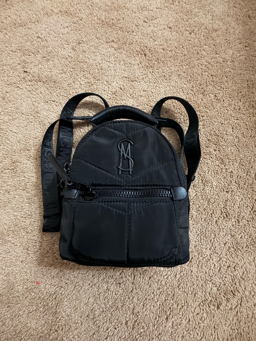 Steve Madden Black Mini Backpack - Sleek Everyday Bag